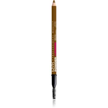 NYX Professional Makeup Powder Louder creion pentru sprancene cu pensula - imagine 2